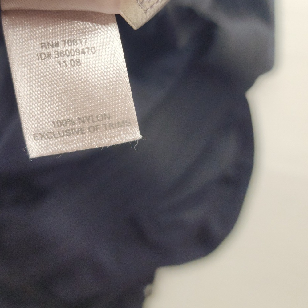 Victoria's Secret Large | Nylon Black Low Back Slip Chemise Lingerie Nightie - Picture 6 of 7